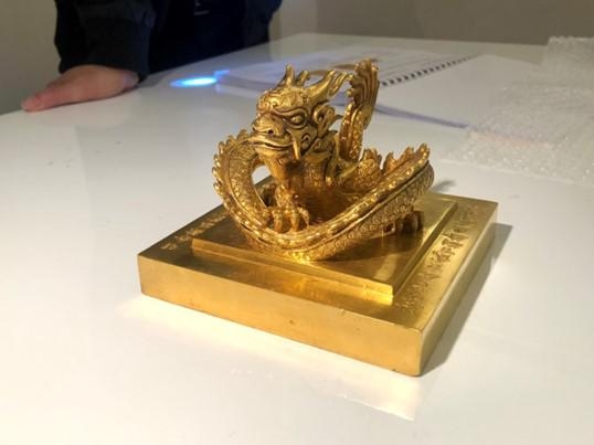 Vietnamese King’s gold seal to be repatriated from France